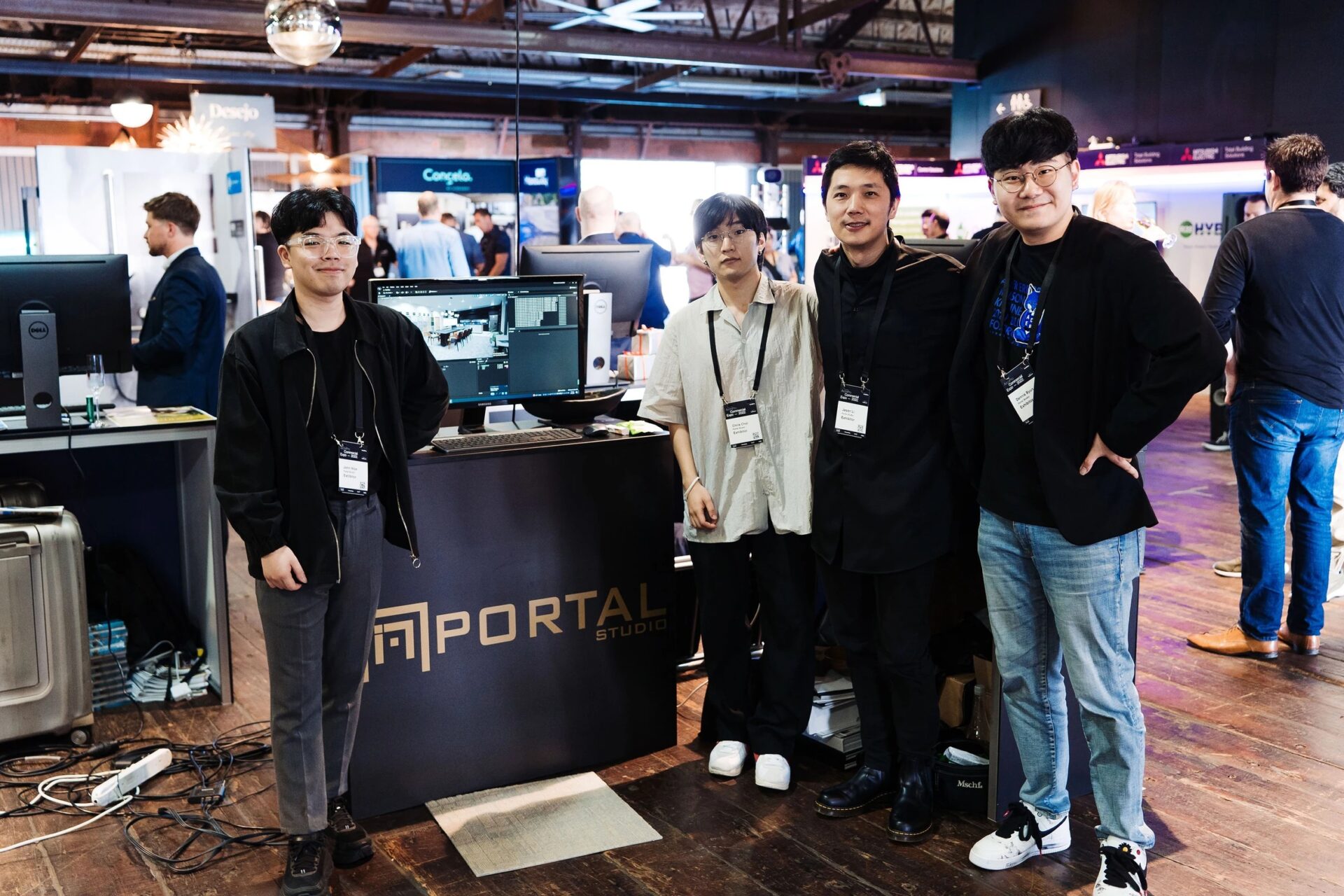Photo of the Portal Studio team together