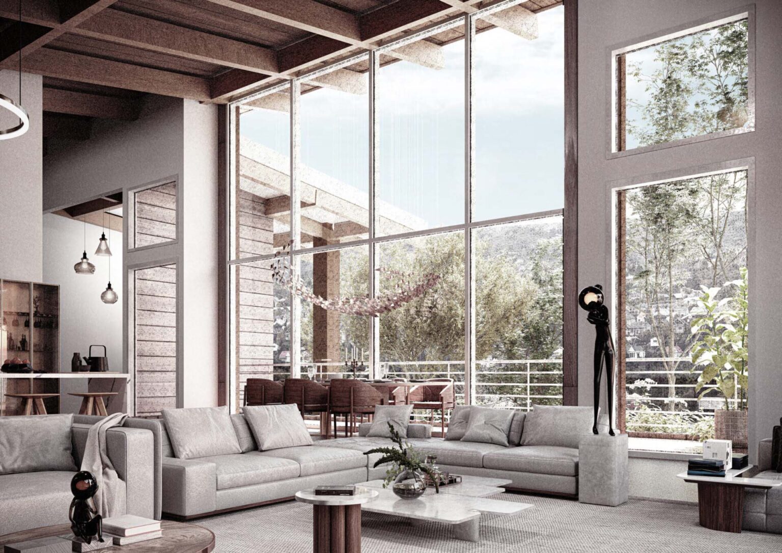 Photo of an inside view of a project completed by Portal Studio